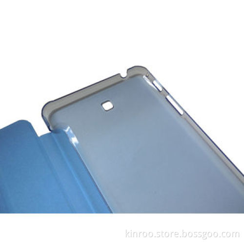3-panel Cover for Samsung Tab 4 7", with Transparent Shell